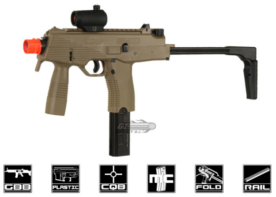 KWA KMP9 NS2 GBB Airsoft SMG ( Flat Dark Earth )