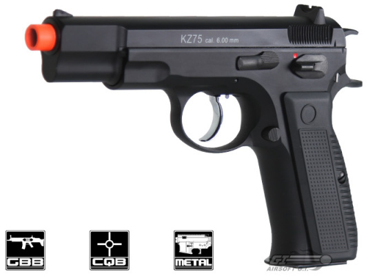 KWA KZ75 NS2 GBB Airsoft Pistol ( Black )