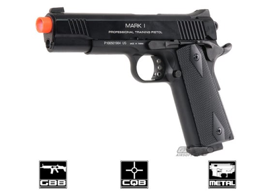 KWA M1911 Mark I PTP GBB Airsoft Pistol ( Black )