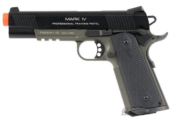 KWA M1911 Mark IV PTP GBB Airsoft Pistol ( OD Green )