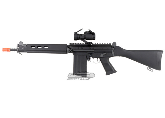 Lancer Tactical FAL Carbine AEG Airsoft Rifle ( Black ) Lancer Tactical FAL Carbine AEG Airsoft Rifle ( Black )