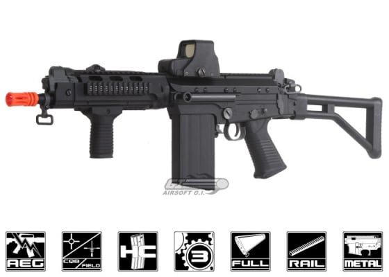 Lancer Tactical FAL Tactical Carbine AEG Airsoft Rifle ( Black ) Lancer Tactical FAL Tactical Carbine AEG Airsoft Rifle ( Black )