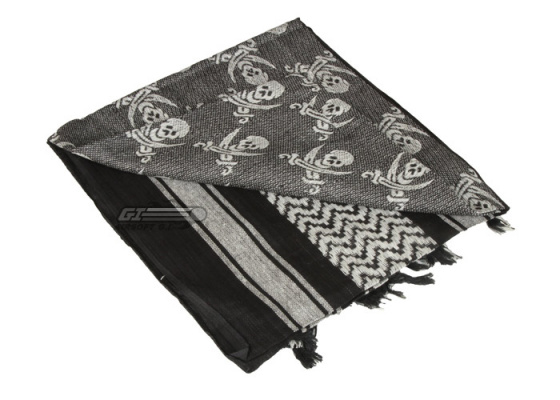 Emerson Jolly Roger Shemagh ( Black / White )