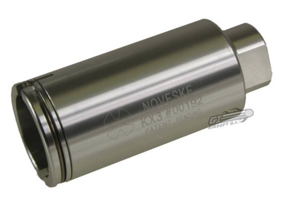 Madbull Noveske KX3 Adjustable Amplifier CCW Flash Hider ( Silver )