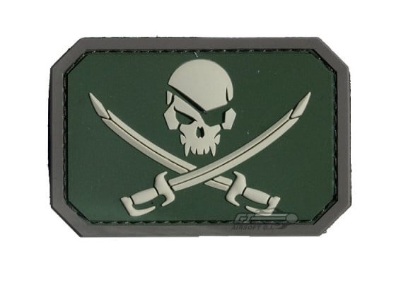 Mil-Spec Monkey Pirate skull PVC Patch ( Multicam )