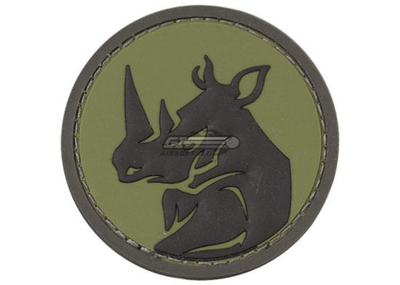 Mil-Spec Monkey Rhino Head PVC Patch ( Forest )