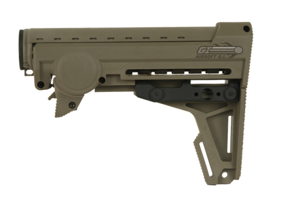 PTS Ergo F93 Pro M4 / M16 AEG Stock ( Flat Dark Earth )