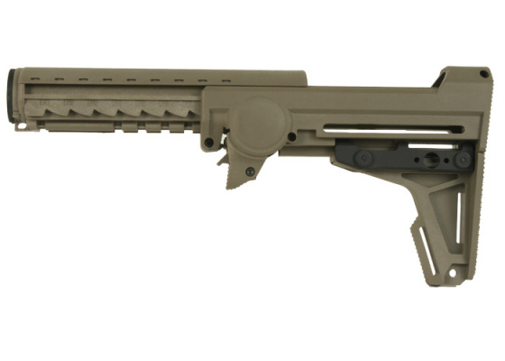 PTS Ergo F93 Pro M4 / M16 AEG Stock ( Flat Dark Earth )