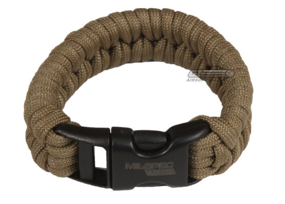 Mil-Spec Cords 5" RattleSnake Bracelet ( Coyote )