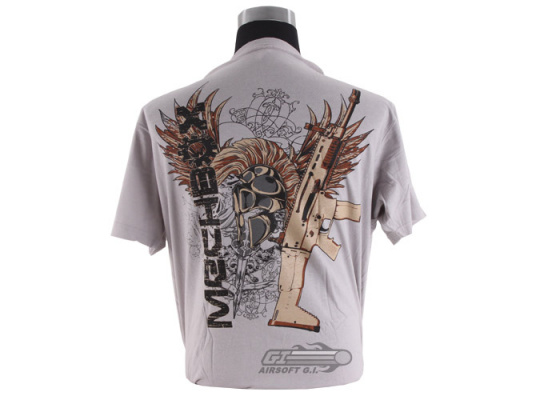 Mechbox Clothing Spartan T-Shirt ( Silver / M )