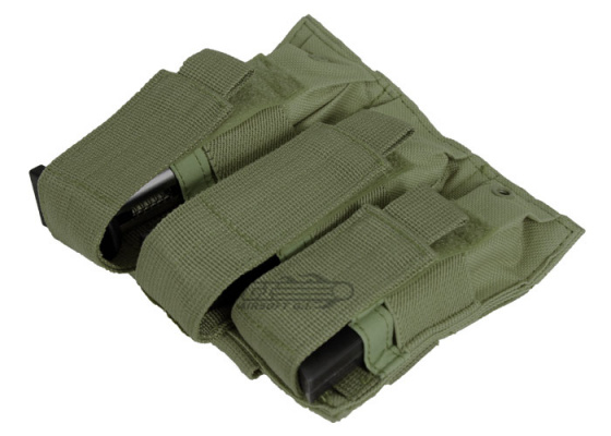 NcSTAR Triple Pistol Magazine Pouch ( OD Green )