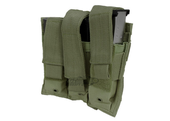 NcSTAR Triple Pistol Magazine Pouch ( OD Green )