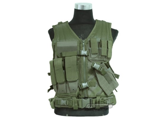 NcSTAR Crossdraw Tactical Vest ( OD Green / S - L )