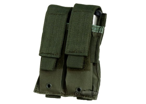 NcSTAR MOLLE Double Pistol Magazine Pouch ( OD Green )