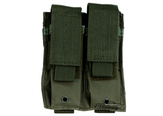 NcSTAR MOLLE Double Pistol Magazine Pouch ( OD Green )