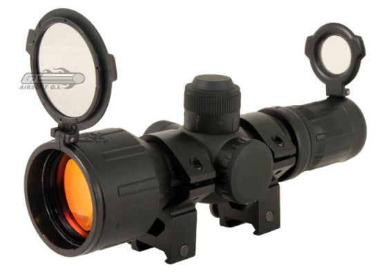 NcSTAR 3-9x42RE Rubberized Scope ( Red / Green Illuminated )