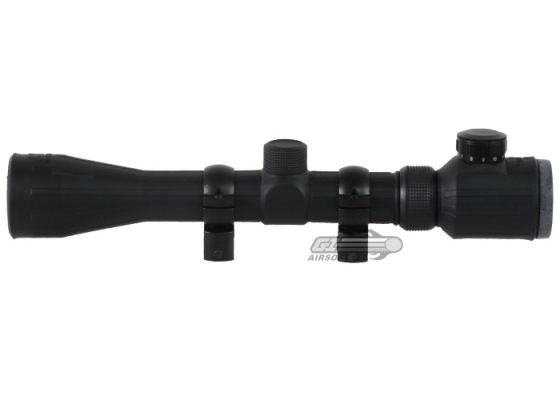 NcSTAR 3-9x40R Rubberized Scope ( Illuminated Crosshair )