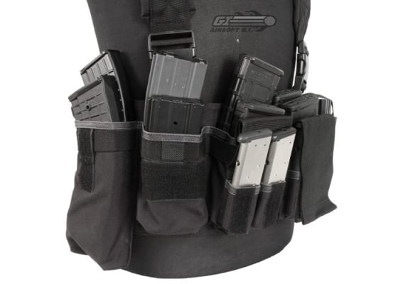 Airsoft GI BCT-3 Essential M4 / AK Ammo Chest Rig ( Black )