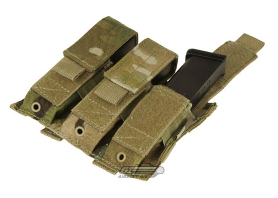 Condor Outdoor Molle Triple Pistol Magazine Pouch ( Multicam ) Condor Outdoor Molle Triple Pistol Magazine Pouch ( Multicam )