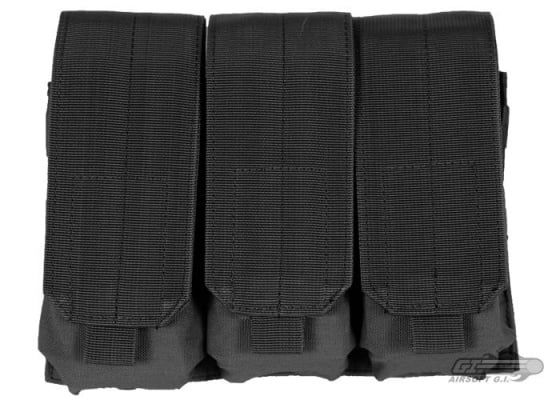 Condor Outdoor Molle Triple M4 / M16 Magazine Pouch ( Black )