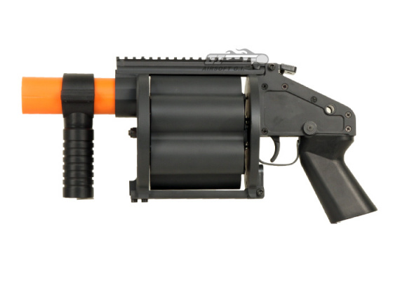 Pro Arms 6 Shell Revolving Airsoft Grenade Launcher ( Black )