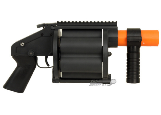 Pro Arms 6 Shell Revolving Airsoft Grenade Launcher ( Black )