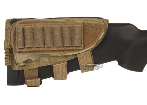 Pantac USA 1000D Cordura Stock Cheek Pad w/ Ammo Compartment ( Multicam )