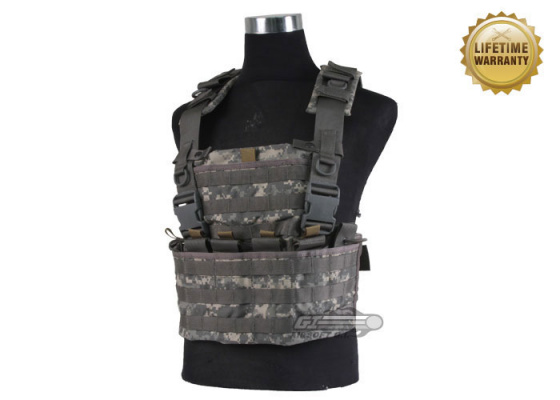 Pantac USA 1000D Cordura Molle MPS Chest Rig ( ACU ) Pantac USA 1000D Cordura Molle MPS Chest Rig ( ACU )