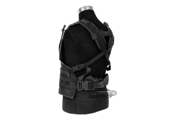 Pantac USA 1000D Cordura Molle MOD Vest ( Black / M )