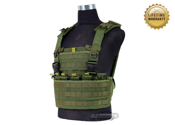 Pantac USA 1000D Cordura Molle MPS Chest Rig ( OD / Tactical Vest  )
