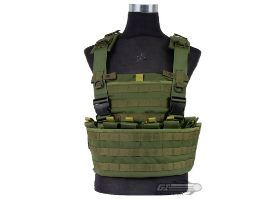 Pantac USA 1000D Cordura Molle MPS Chest Rig ( OD / Tactical Vest  )