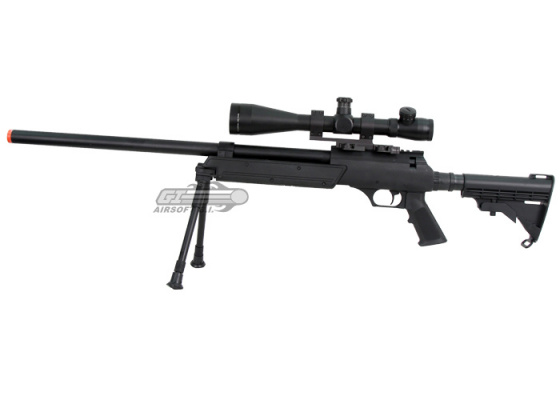 Well M187A Bolt Action Sniper Airsoft Rifle ( Black )