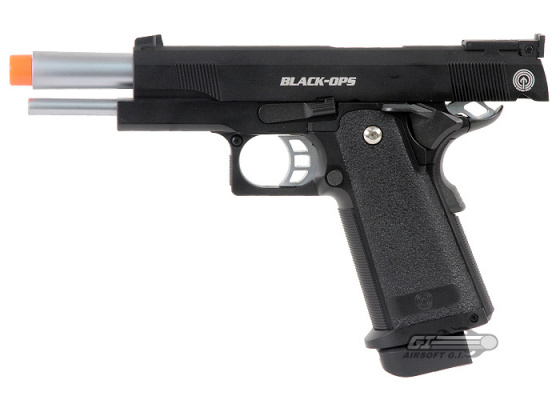 SOCOM Gear Black Ops 1911 GBB Airsoft Pistol ( Black )