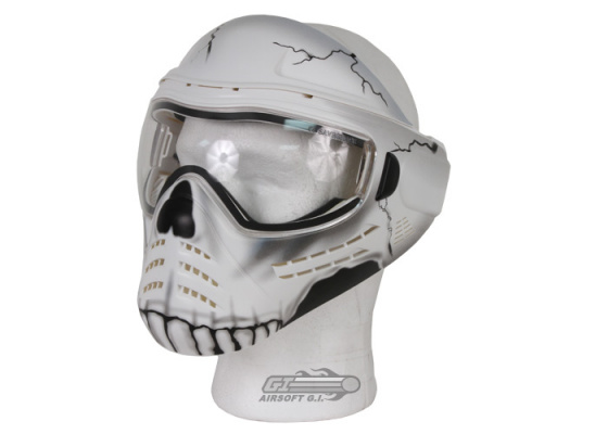 Save Phace VooDoo Full Face Tactical Mask ( White / Black )