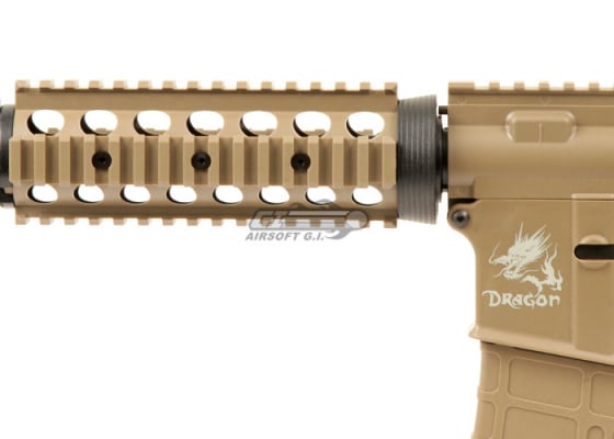 SRC Dragon SR4A1 RIS M4 Carbine AEG Airsoft Rifle ( Tan )