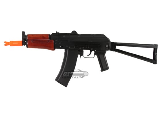 SRC AK-74U Carbine GBB Airsoft Rifle ( Wood )