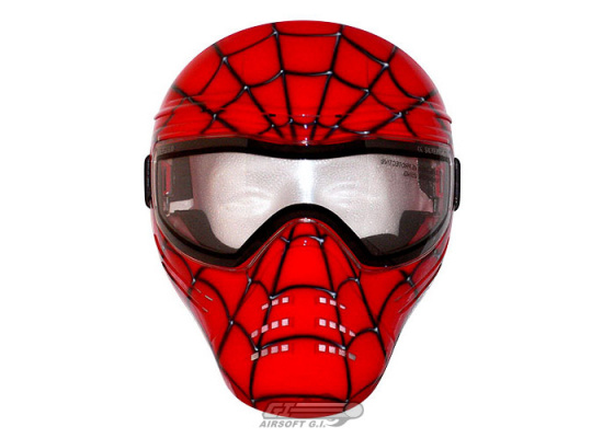 Save Phace Spidey Red Full Face Tactical Mask Save Phace Spidey Red Full Face Tactical Mask