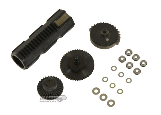 Systema Helical Gear Set w/ Piston & Bushings ( Black )