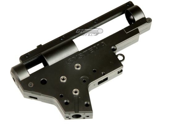 Systema Reinforced 7mm M4 / M16 Series AEG Gearbox ( Black ) Systema Reinforced 7mm M4 / M16 Series AEG Gearbox ( Black )