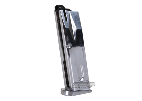 Tokyo Marui M9 25 rd. Gas Pistol Magazine ( Silver )