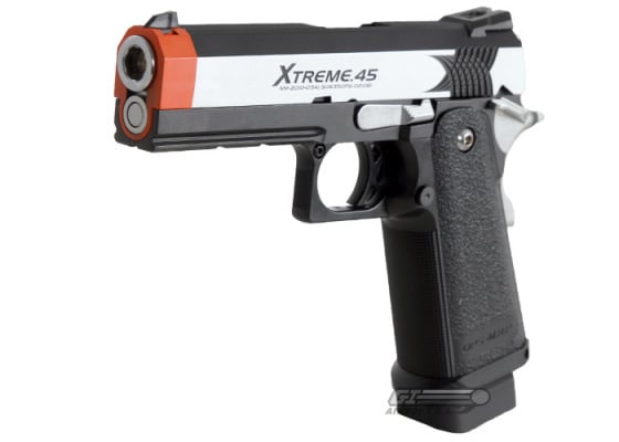 Tokyo Marui Hi-Capa Xtreme 45 Fully Automatic GBB Airsoft Pistol ( Black / Silver )