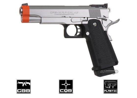 Tokyo Marui High Capa 5.1 Stainless GBB Airsoft Pistol ( Black / Stainless )