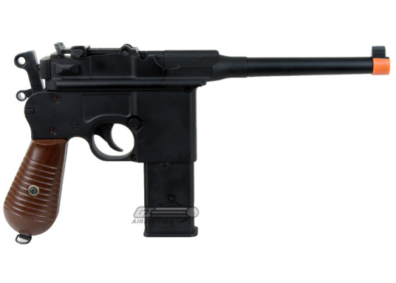 CYMA CM712 Broomhandle Spring Airsoft Pistol ( Imitation Wood ) CYMA CM712 Broomhandle Spring Airsoft Pistol ( Imitation Wood )