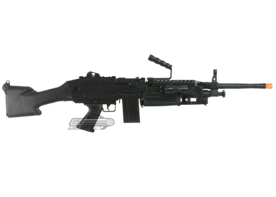 UK Arms P1249 M249 MKII Spring Airsoft LMG ( Black )