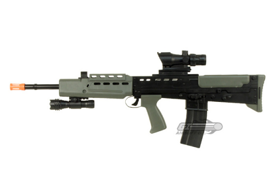 UK Arms L85A2 Rifle Spring Airsoft Rifle ( Black / OD Green )