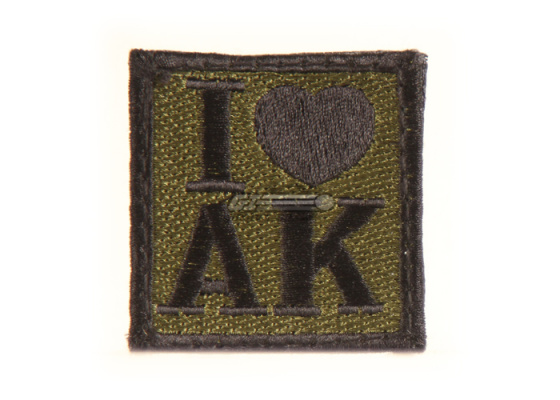 Emerson I Heart AK Patch Velcro ( OD Green )