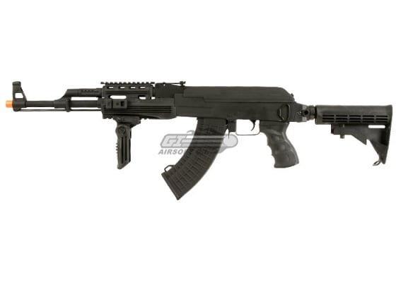 Lancer Tactical LT728C AK47 RIS AEG Airsoft Rifle ( Black )