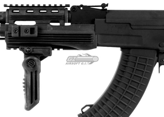 Lancer Tactical LT728C AK47 RIS AEG Airsoft Rifle ( Black )