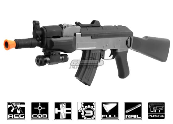 CYMA CM037 AK47 Beta Spetsnaz Carbine AEG Airsoft Rifle ( Black )