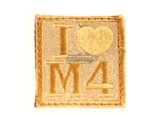 Tac 9 I Heart M4 Patch Velcro ( Tan )